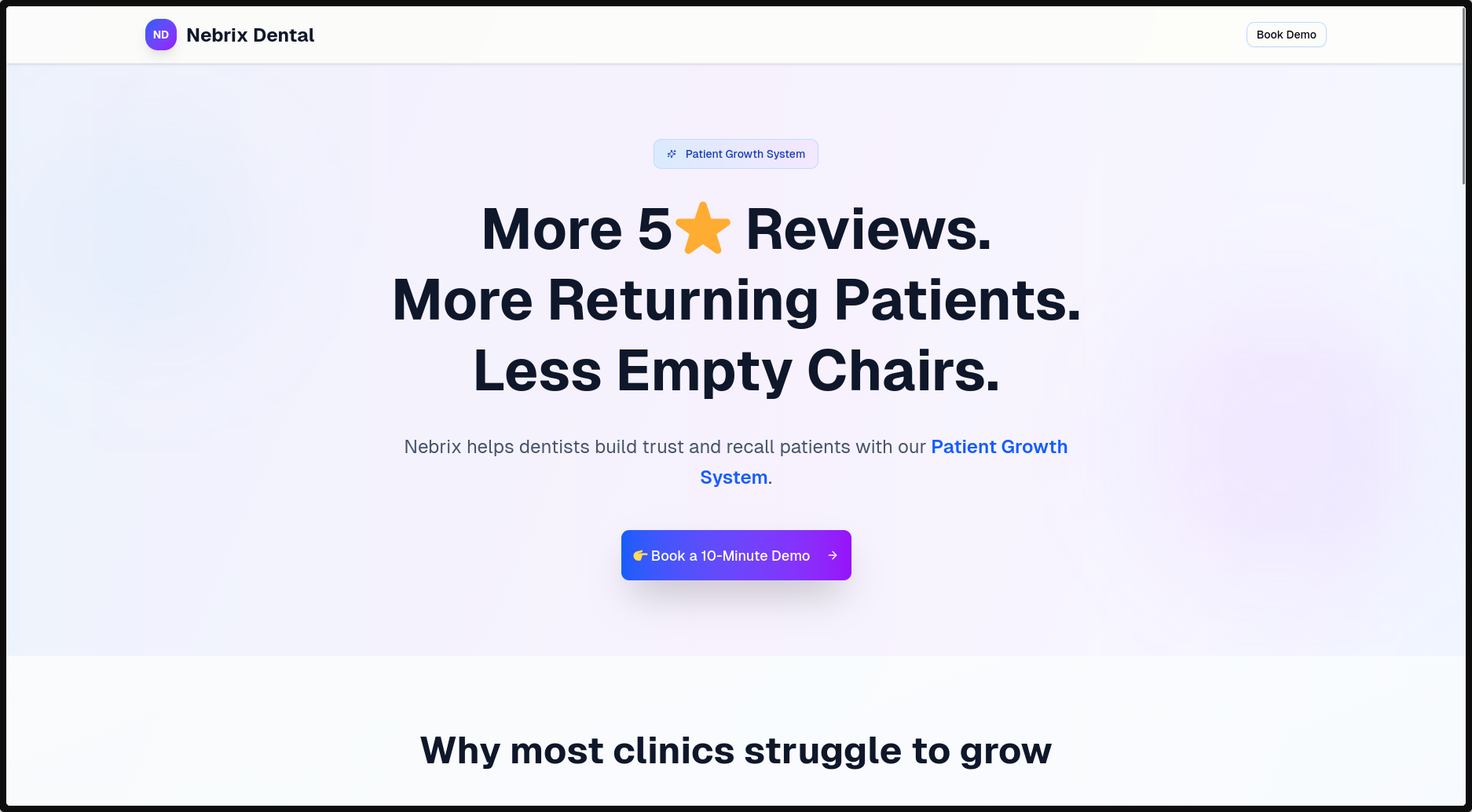 Nebrix-Dental : Accelerating Dentists' Business Growth